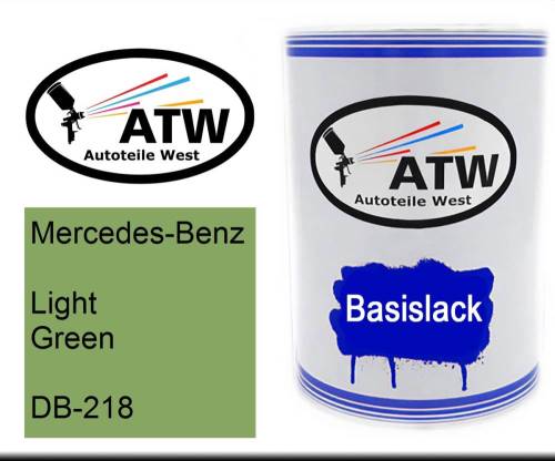 Mercedes-Benz, Light Green, DB-218: 500ml Lackdose, von ATW Autoteile West.